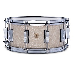 Ludwig Classic Maple Snare Drum - 14 x 6.5 in. Vintage White Marine
