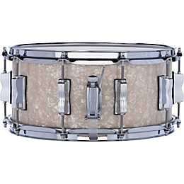 Ludwig Classic Maple Snare Drum - 14 x 6.5 in. Vintage White Marine