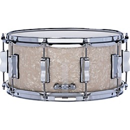 Ludwig Classic Maple Snare Drum - 14 x 6.5 in. Vintage White Marine