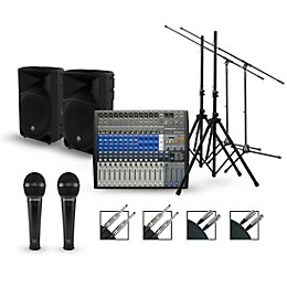 PreSonus Complete PA Package with StudioLive AR16 Mixer and Mackie Thump Speakers 12" Mains