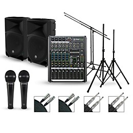 Mackie Complete PA Package with ProFX8v2 Mixer and Mackie Thump Series Speakers 12" Mains