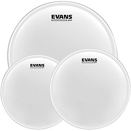 Evans UV1 Tom Pack With Free 14" UV1 Snare Head 12, 13, 16 in. Evans UV1 Tom Pack With Free 14" UV1 Snare Head 10, 12, 14 in.