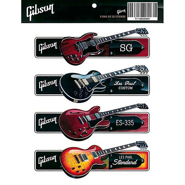 Gibson Gibson Sticker Pack