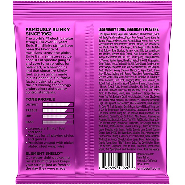Ernie Ball 2220 Power Slinky Electric Guitar Strings 3-Pack with Pro-Winder String Cutter/Winder