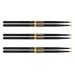 Promark Rebound Balance ActiveGrip Acorn Tip Drum Sticks 3-Pack 5A Wood