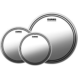 Evans EC2S Clear Tom Heads With Free 14" HD Dry ... Evans EC2S Clear Tom Heads With Free 14" HD Dry Snare Head 10, 12, 14 in.