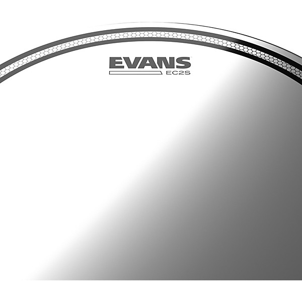 Evans EC2S Clear Tom Heads with Free 14 in. HD Dry Snare Head 10, 12, 14 in.