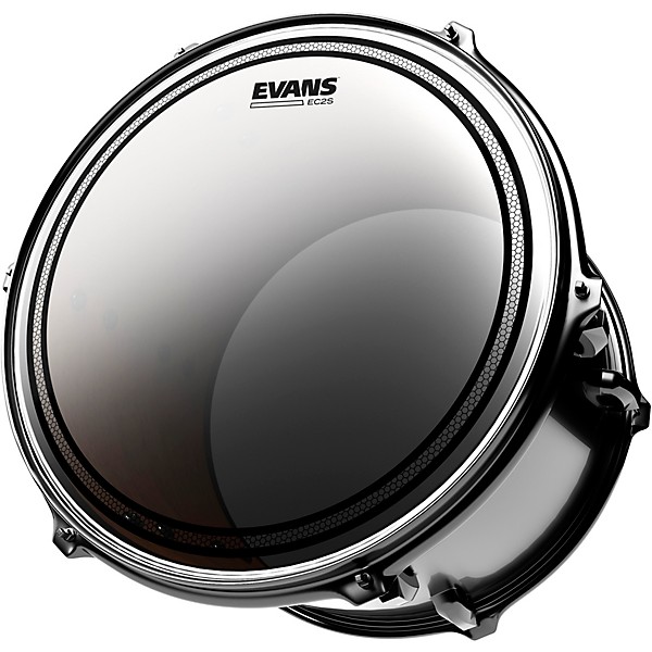 Evans EC2S Clear Tom Heads with Free 14 in. HD Dry Snare Head 10, 12, 14 in.