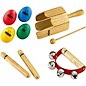 Nino NP-3 Percussion Pack with 4-Piece Egg Shaker Set, Wood Stirring Drum, Claves and Free Sleigh Bells thumbnail