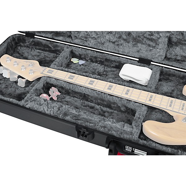 Gator TSA ATA Molded Electric Bass Guitar Case with LED Ligh