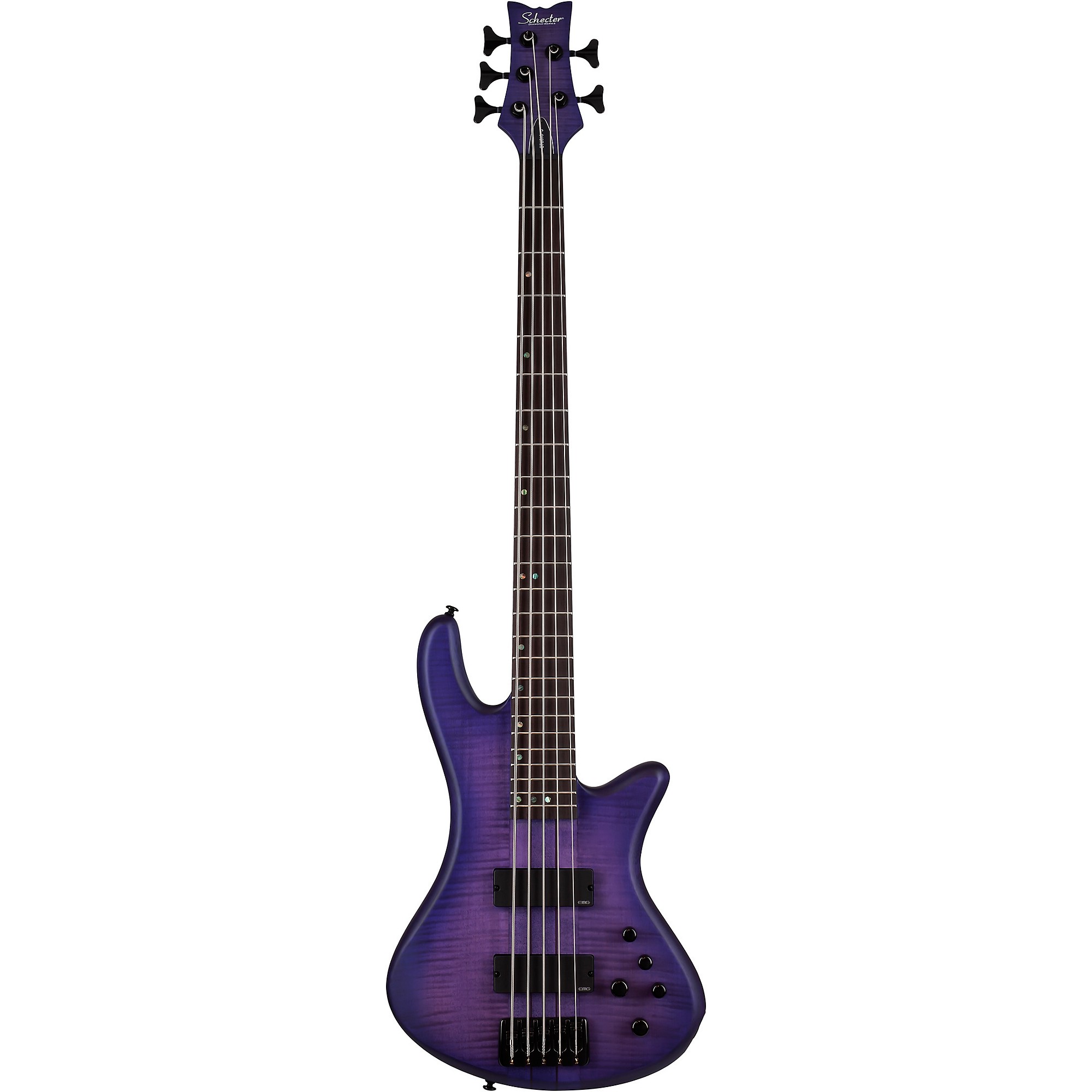 schecter stiletto studio 4 purple burst