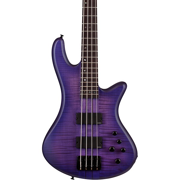 Schecter Guitar Research Limited-Edition Stiletto Studio-4 Bass Transparent Purple Burst
