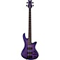 Schecter Guitar Research Limited-Edition Stiletto Studio-4 Bass Transparent Purple Burst