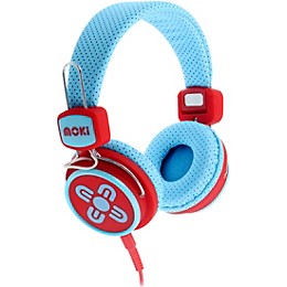 Moki Kid Safe Volume Limited Headphones Blue/Red