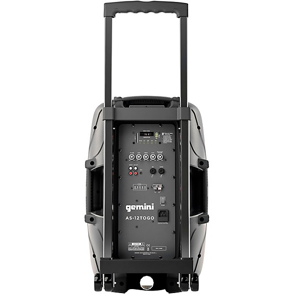 Open Box Gemini AS-12TOGO 12 in. Portable Wireless Bluetooth Loudspeaker Level 1