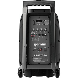 Open Box Gemini AS-10TOGO 10 in. Portable Wireless Bluetooth Loudspeaker Level 2 Regular 194744027734