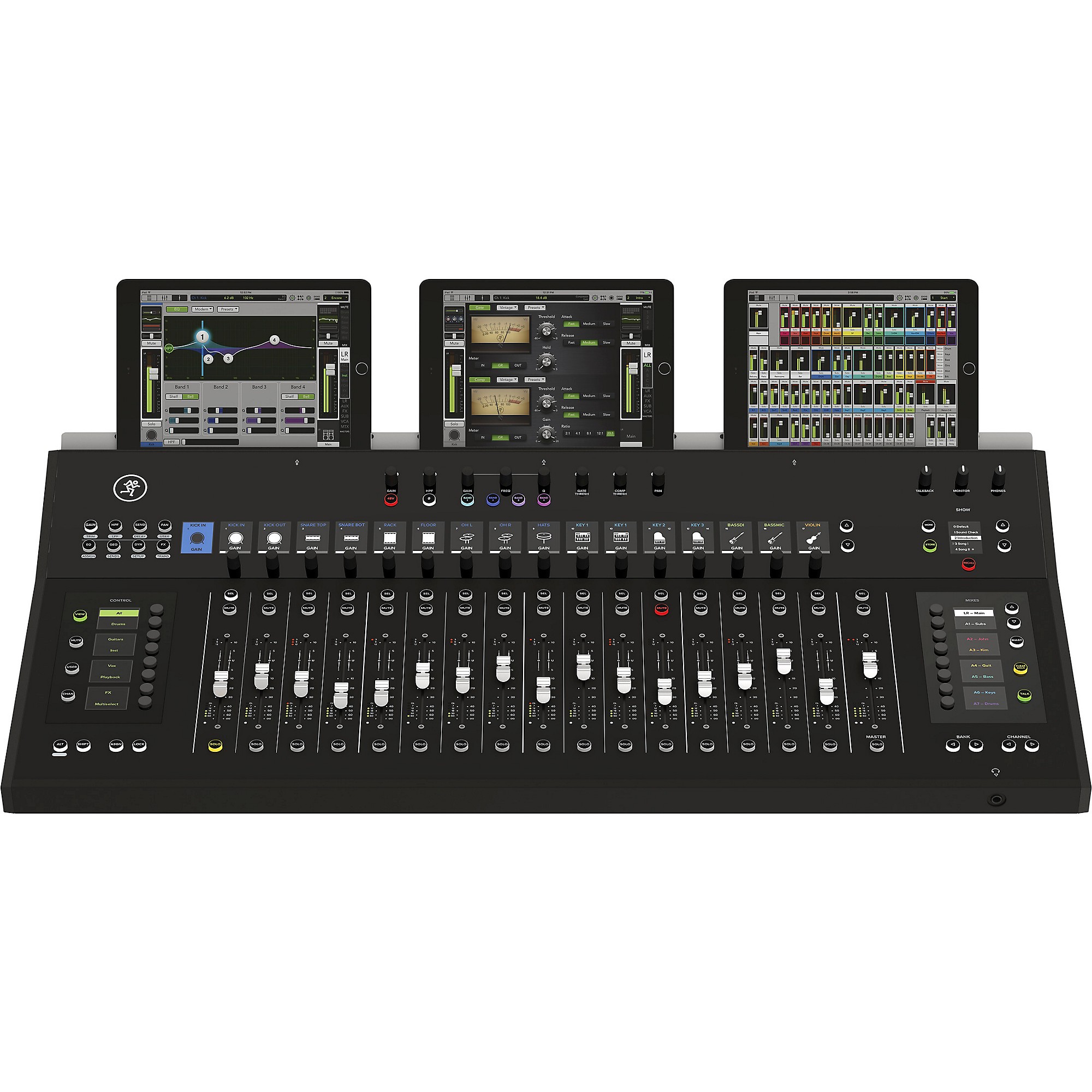 Open Box Mackie DC16 Digital Mixing Control Surface | Guitar Center