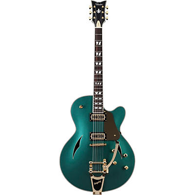 Schecter Guitar Research Coupe Hollowbody Electric Guitar Dark Emerald Green for sale