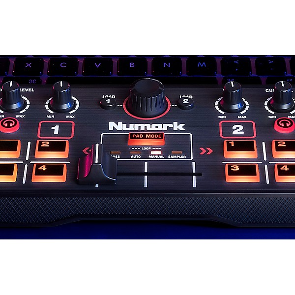 Numark DJ2GO2 Compact Portable Serato DJ Controller with Audio Interface