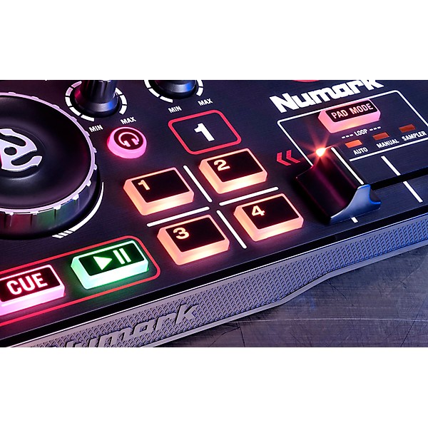 Numark DJ2GO2 Compact Portable Serato DJ Controller with Audio Interface