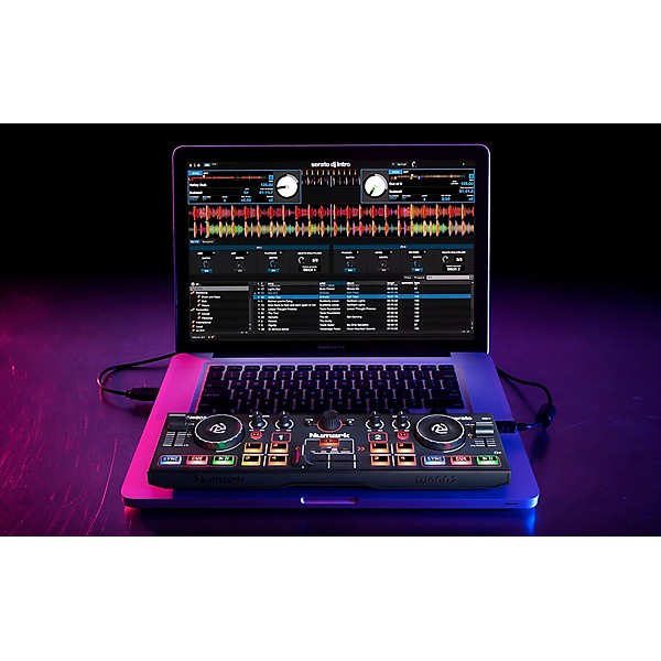 Numark DJ2GO2 Compact Portable Serato DJ Controller with Audio Interface