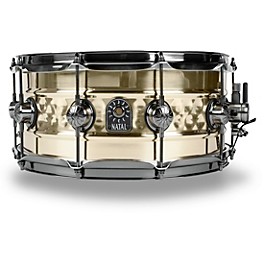 Natal Drums Meta Beaded Hand Hammered Snare 14 x 6.5 in. Brass