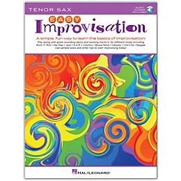 Hal Leonard Easy Improvisation for Tenor Sax Book/Audio Online