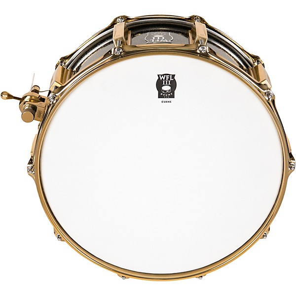 WFLIII Drums Signature Metal Snare Drum With Gold Hardware 14 x 6.5 in. Black Sparkle