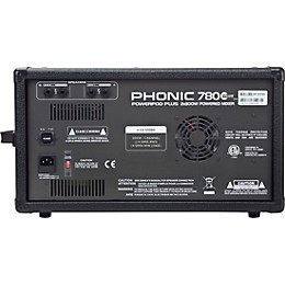 Phonic Complete PA Package with Powerpod 780 Plus Mixer and QSC E Series Speakers 12" Mains