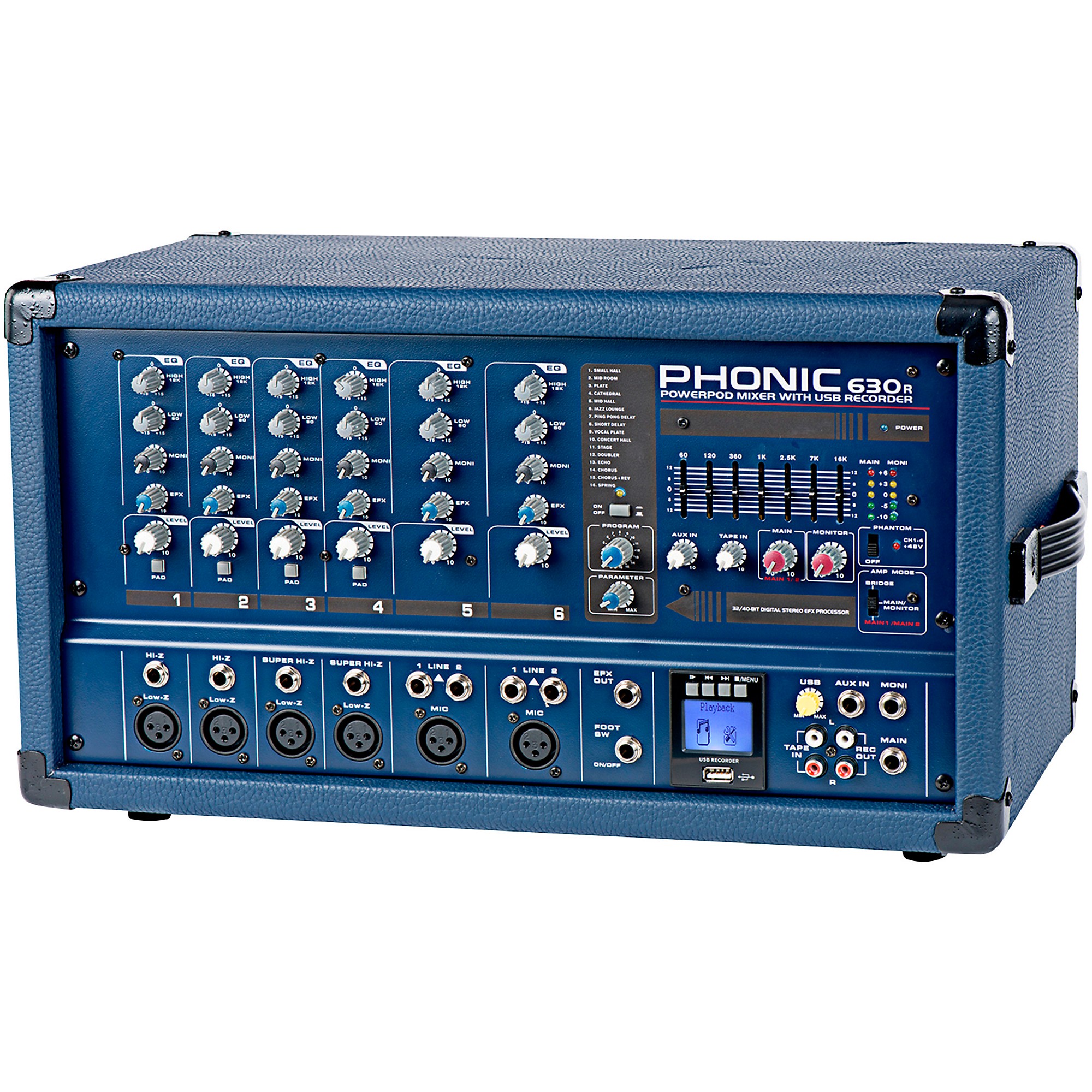 Phonic Complete PA Package with Powerpod 630R Mixer and Peavey PVX