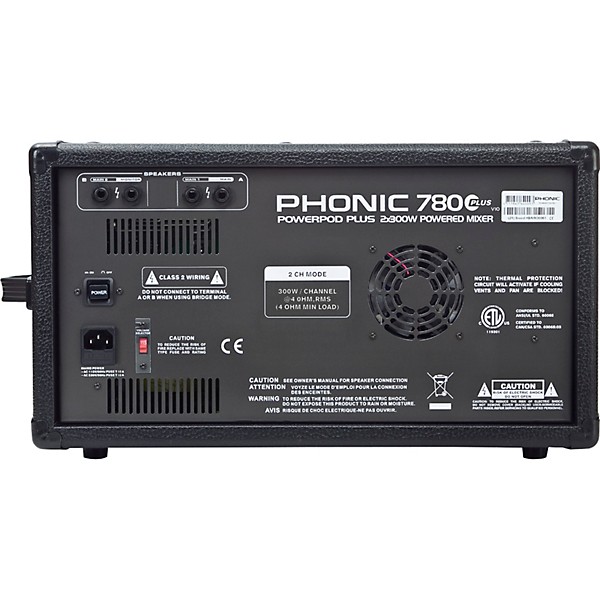 Phonic Complete PA Package with Powerpod 780 Plus Mixer and JBL Speakers 15" Mains