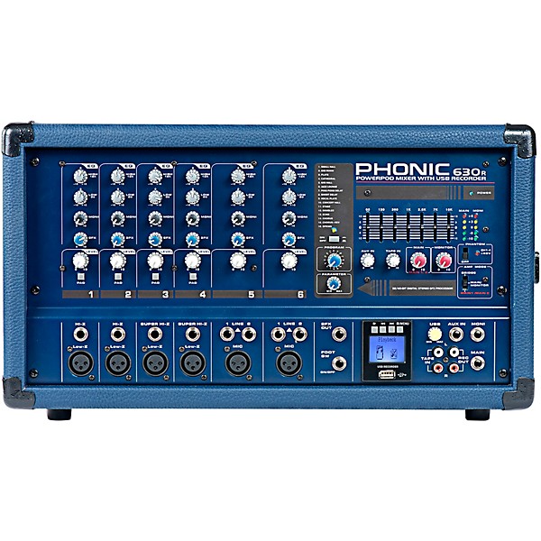 Phonic Complete PA Package with Powerpod 630R Plus Mixer and Yamaha CBR Series Speakers 10" Mains