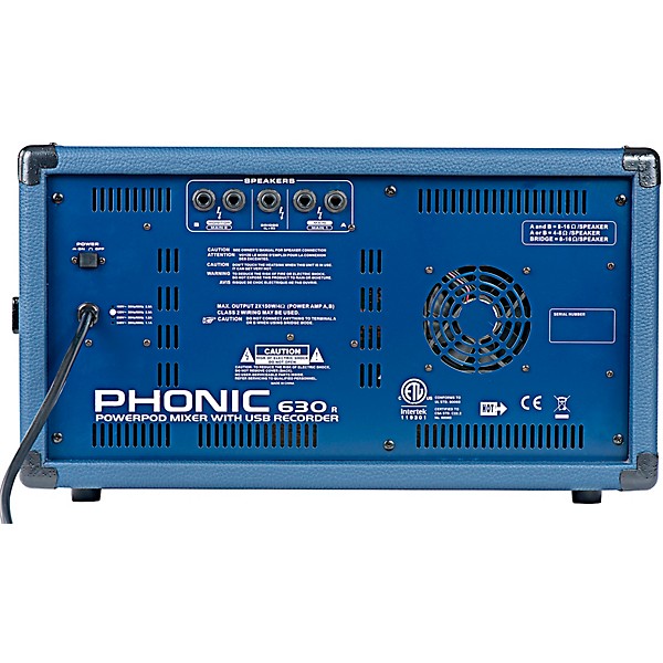 Phonic Complete PA Package with Powerpod 630R Plus Mixer and Yamaha CBR Series Speakers 10" Mains