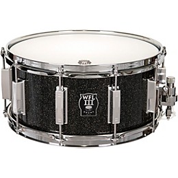 WFLIII Drums Signature Metal Snare Drum with Chrome Hardware 14 x 6.5 in. Black Sparkle