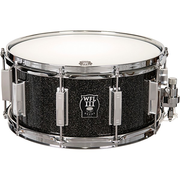 WFLIII Drums Signature Metal Snare Drum with Chrome Hardware 14 x 6.5 in. Black Sparkle