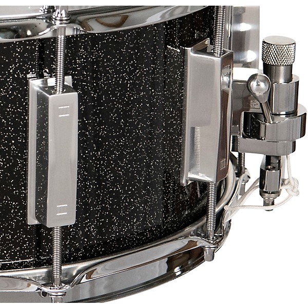 WFLIII Drums Signature Metal Snare Drum with Chrome Hardware 14 x 6.5 in. Black Sparkle