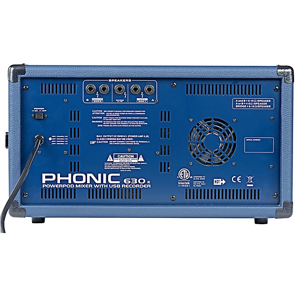 Phonic Complete PA Package with Powerpod 630R Mixer and Kustom KPX Speakers 12" Mains
