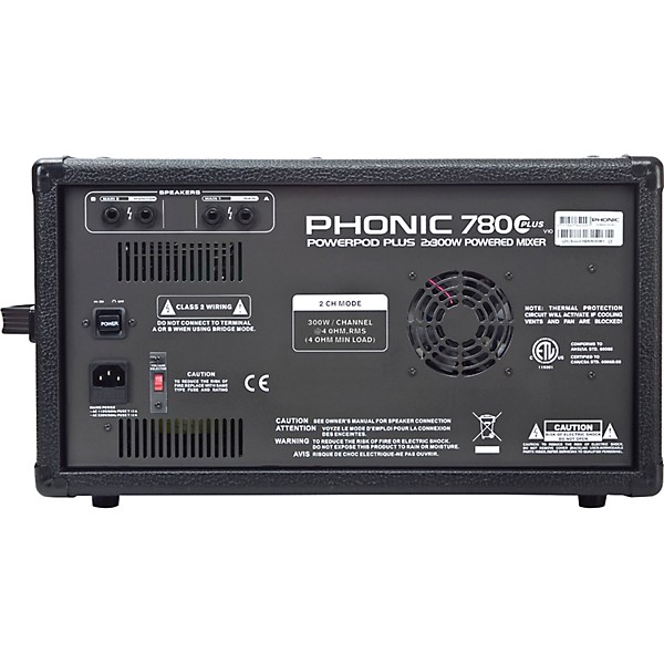 Phonic Complete PA Package with Powerpod 780 Plus Mixer with Electro-Voice EKX Speakers 15" Mains