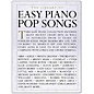 Music Sales The Library of Easy Piano Pop Songs thumbnail