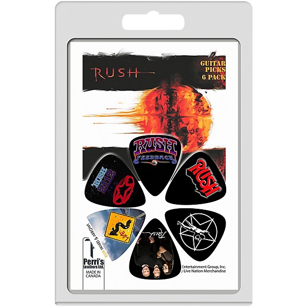 Perri's Rush Guitar Pick 6-Pack .71 mm 6 Pack