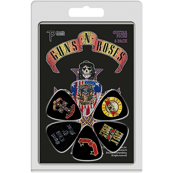 Perri's Guns N Roses Guitar Pick 6-Pack .71 mm 6 Pack