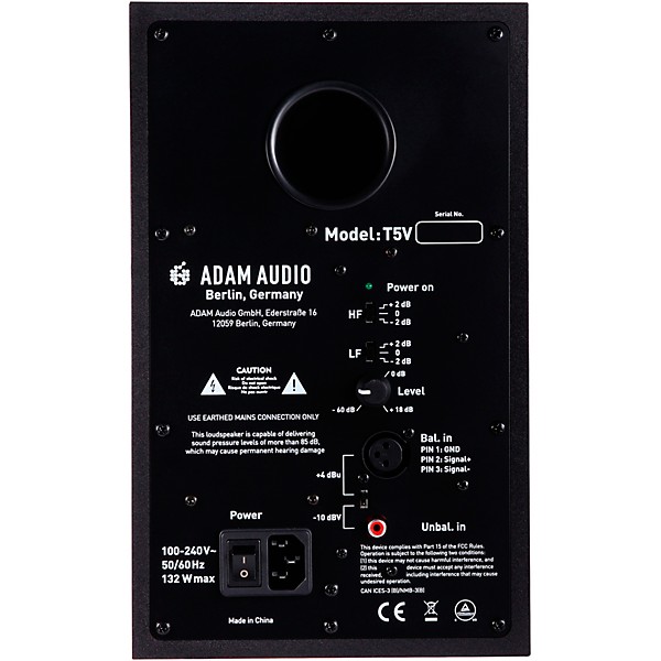 ADAM Audio T5V 5" Powered Studio Monitor (Each)