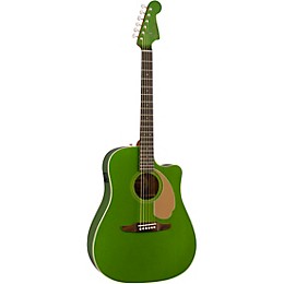 Fender California Redondo Player Acoustic-Electric Guitar Lime Green