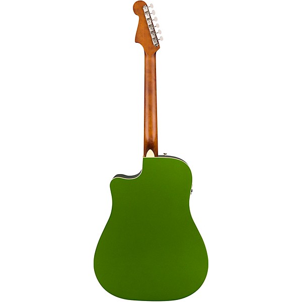 Fender California Redondo Player Acoustic-Electric Guitar Lime Green