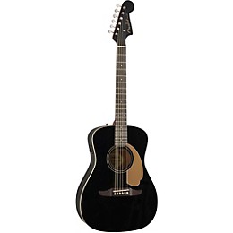 Fender California Malibu Player Acoustic-Electric Guitar Jetty Black