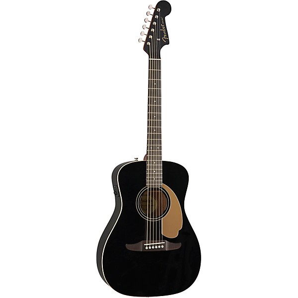 Fender California Malibu Player Acoustic-Electric Guitar Jetty Black