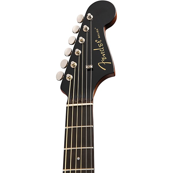Fender California Malibu Player Acoustic-Electric Guitar Jetty Black