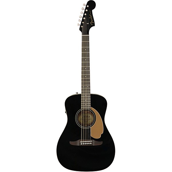 Fender California Malibu Player Acoustic-Electric Guitar Jetty Black