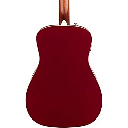 Fender California Malibu Player Acoustic-Electric Guitar Candy Apple Red