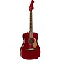 Fender California Malibu Player Acoustic-Electric Guitar Candy Apple Red
